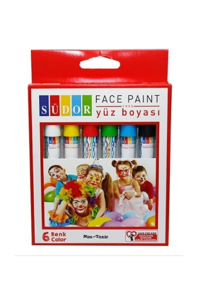 Yüz Boyası / Yüz Boyama Kalemi 6'lı ürün görseli 1