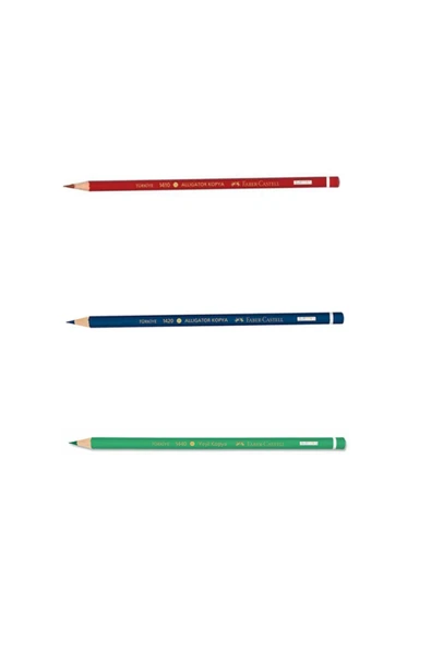 Kopya Kalemi 3'lü Set - Kırmızı - Mavi - Yeşil ürün görseli 1