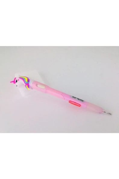 Unicorn Başlıklı Işıklı Versatil Kalem 0.7