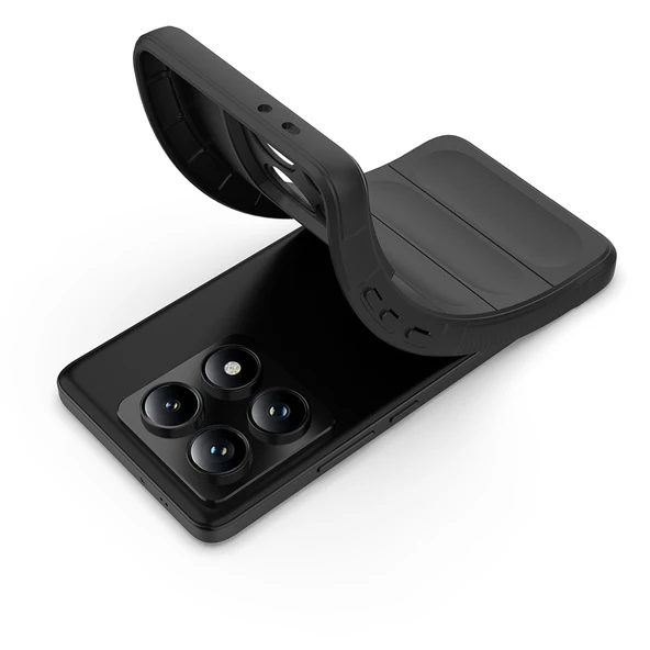 Xiaomi 14T Pro Kılıf Esnek TPU Oyuklu Arka Yüzey Tasarımlı Zore Etnik Silikon Kapak - 14