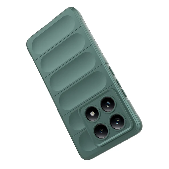 Xiaomi 14T Pro Kılıf Esnek TPU Oyuklu Arka Yüzey Tasarımlı Zore Etnik Silikon Kapak - 9