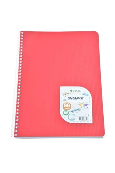 Çınar Spiralli A5 Kareli Defter 96 Yaprak 1 Adet Defter - 2