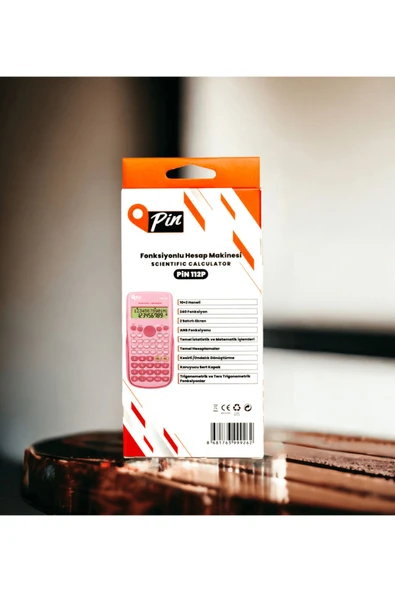 112p Fonksiyonel Bilimsel Hesap Makinesi Pembe - 3