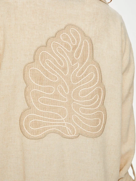 Faik Sönmez Kadın Kontrast Dikiş Detaylı Astarsız Track Ceket - Resim 12