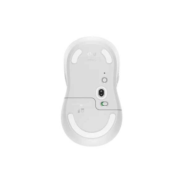 Logitech M650 Signature 910-006238 Beyaz Sessiz Büyük Boy Sağ El Optik Kablosuz Mouse - Outlet - 3