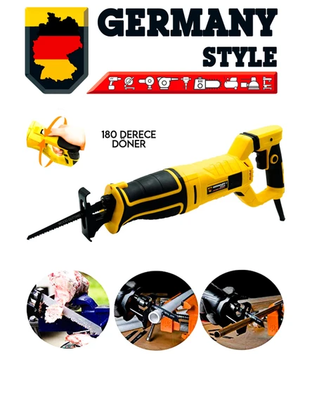 Germany Style Pro-Q 6 Kademeli Bakır Sargı Kemik Kesme Tilki Kuyruğu Makinesi Testeresi - 2