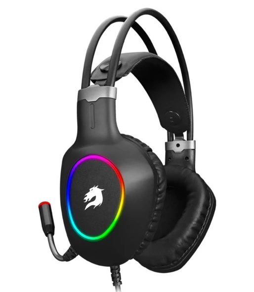 GameBooster H05 Zen Rainbow LED 7.1 Titreşimli Siyah Oyuncu Kulaklığı - 2