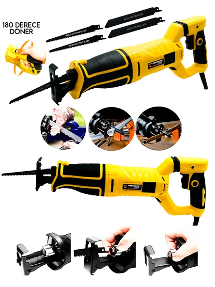 Germany Style Pro-Q 6 Kademeli Bakır Sargı Kemik Kesme Tilki Kuyruğu Makinesi Testeresi