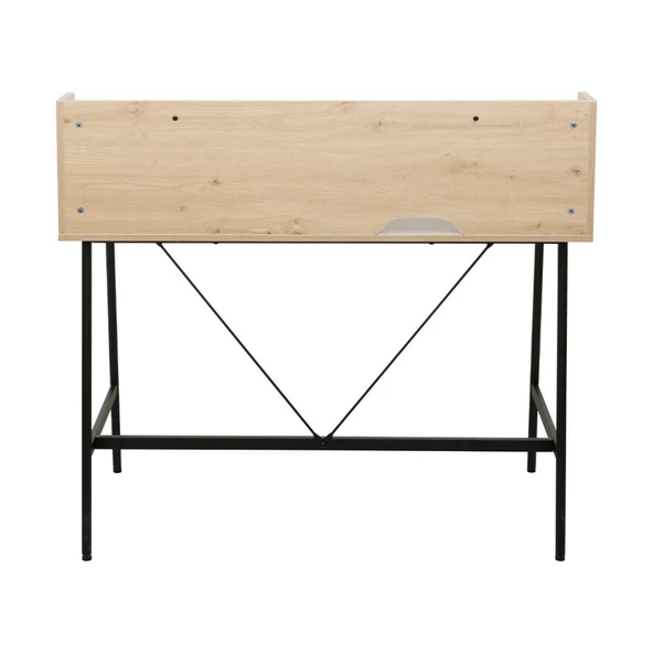 Tower Raflı Çalışma Masası - Ceviz / Siyah 115,5x55x106 cm - 9