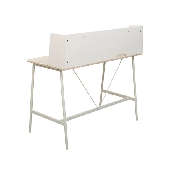 Tower Raflı Çalışma Masası - Ceviz / Krem 115,5x55x106 cm - 8