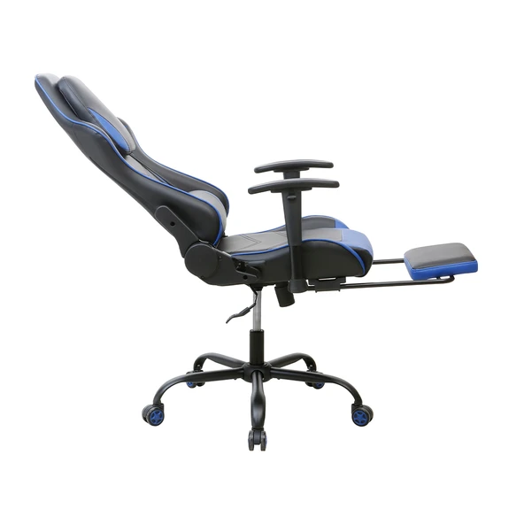 Adore Gaming ProX Oyuncu Koltuğu Siyah / Mavi S.Deri 71x77,5-126x136 cm - 9