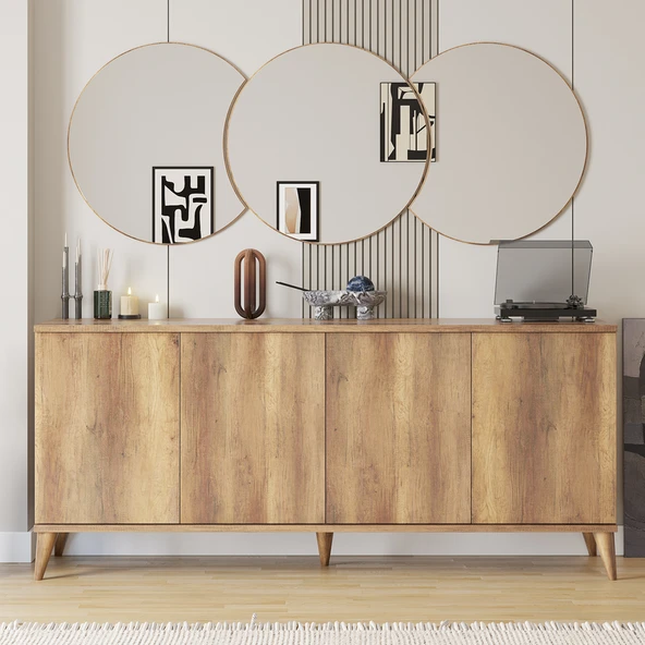Sephia Yemek Odası Konsol - Oslo Ceviz 182x85x50