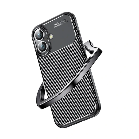 iPhone 16 Plus Kılıf Negro Silikon Kapak - 3