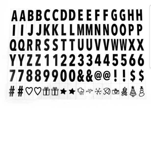 A5 Işıklı Harfli Dekoratif Led Pano Lightbox - 2