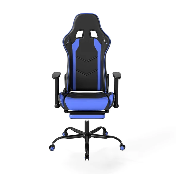 Adore Gaming ProX Oyuncu Koltuğu Siyah / Mavi S.Deri 71x77,5-126x136 cm - 3