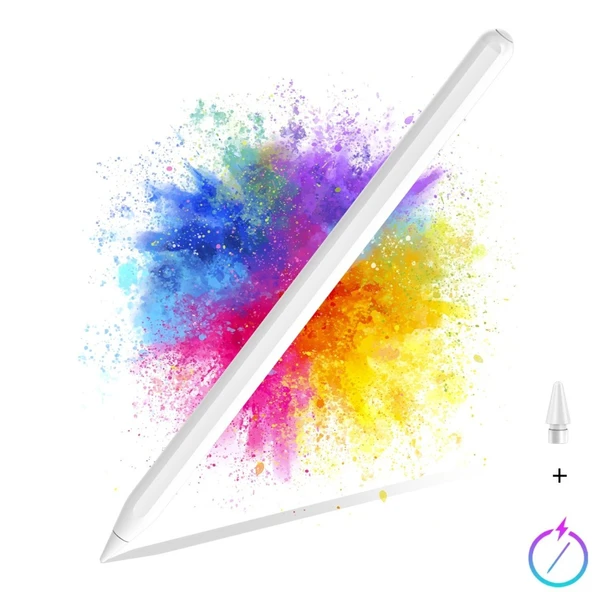 iPad 6/7/8/9/10 10.2/10.9/11niç Pencil 2.Nesil Uyumlu Avuç İçi Red/Eğim Stylus Dokunmatik Kalemi