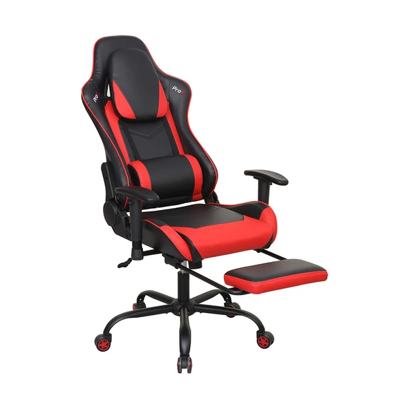 Adore Gaming ProX Oyuncu Koltuğu Siyah / Kırmızı S.Deri 71x77,5-126x136 cm - 9