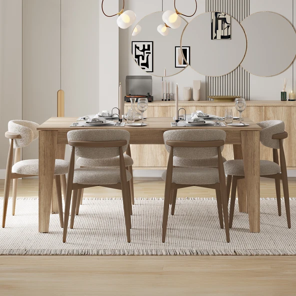 Sephia Açılır Yemek Masası - Tori 160x75x90 cm - 2