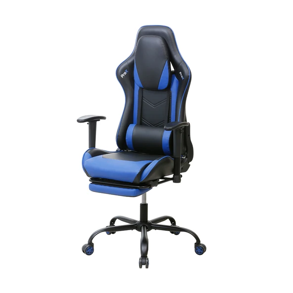 Adore Gaming ProX Oyuncu Koltuğu Siyah / Mavi S.Deri 71x77,5-126x136 cm - 5