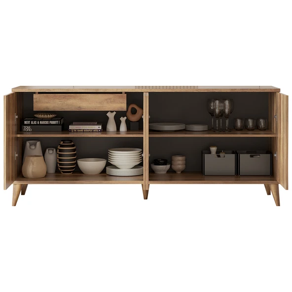 Sephia Yemek Odası Konsol - Oslo Ceviz 182x85x50 - 5