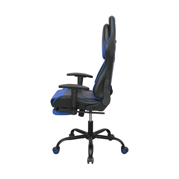 Adore Gaming ProX Oyuncu Koltuğu Siyah / Mavi S.Deri 71x77,5-126x136 cm - 2