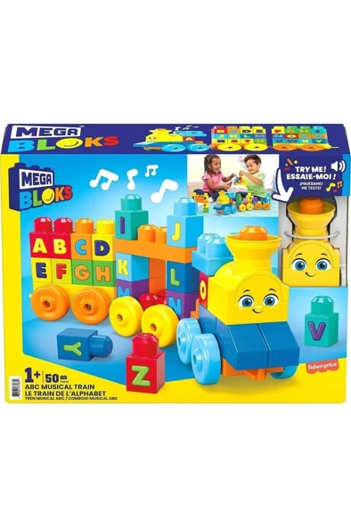 Mega Bloks Müzikli Alfabe Treni FWK22 - Resim 7