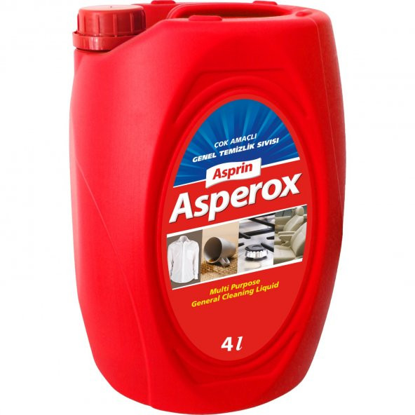 Asperox Asprin 4Lt Çok Amaçlı Temizleyici x 4 Adet
