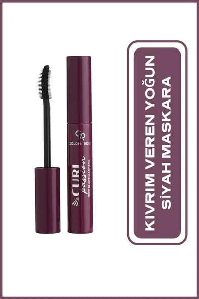 Golden Rose Curl Passion Deep Black Mascara ürün görseli