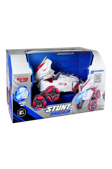 Kumandalı Şarjlı Buhar Çıkaran 8 Teker Dinozor Araba: Jurassic Heyecanı Tekerleklerde! - Resim 5