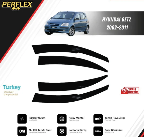 CAM RÜZGARLIĞI V2 MUGEN HYUNDAI GETZ 2002-2011