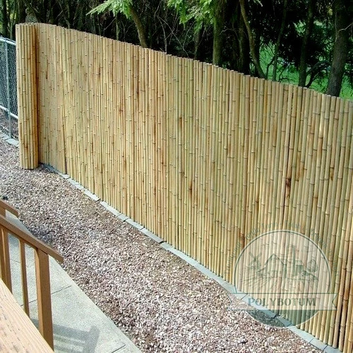 Kamış Çit Bambu Hasır Yükseklik 1,5 metre En 5 metre Doğal Kamış Gölgelik 1,5x5 - 5