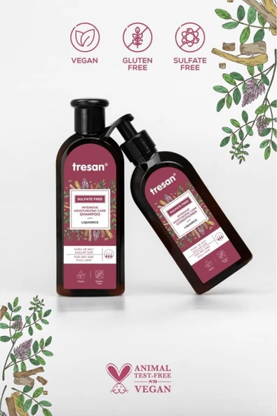 Tresan Meyan Kökü Yoğun Nemlendirici Sülfatsız Bakım Şampuanı 300 ml - 6