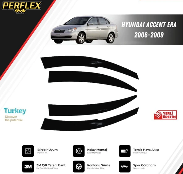 CAM RÜZGARLIĞI V2 MUGEN HYUNDAI ACCENT ERA 2006-2009