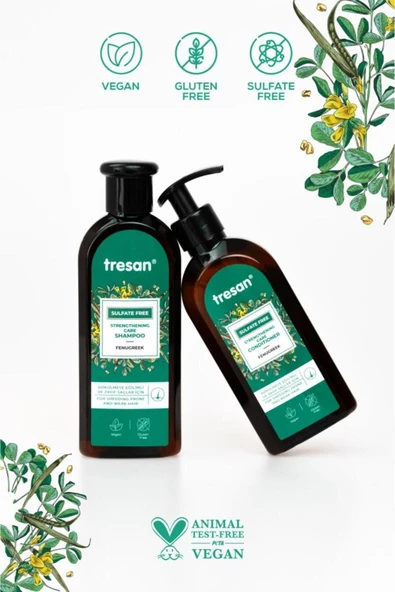 Tresan Çemen Otu Güçlendirici Sülfatsız Bakım Saç Kremi 300 ml - 5