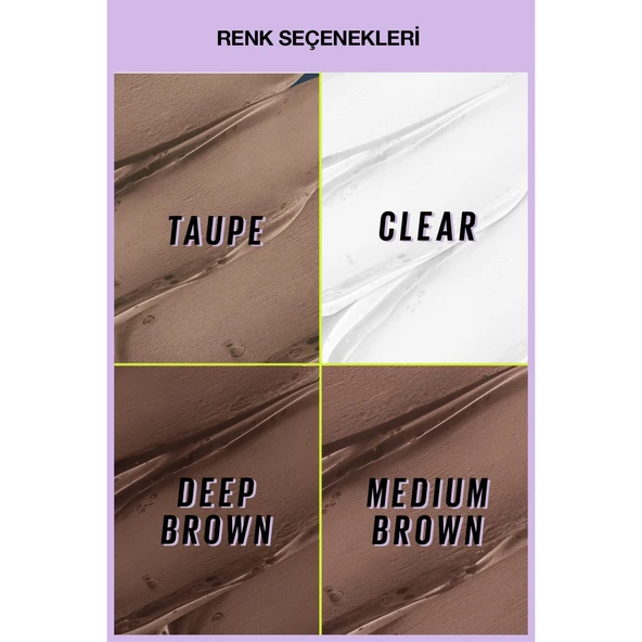 Super Lock Brow Glue Kaş Sabitleyici Maskara - Taupe - 3