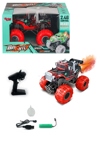 Uzaktan Kumandalı Şarjlı Işıklı Buharlı Off Road Kamyon Jeep: Maceranın Yeni Adı! - 2