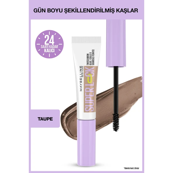 Super Lock Brow Glue Kaş Sabitleyici Maskara - Taupe - 2