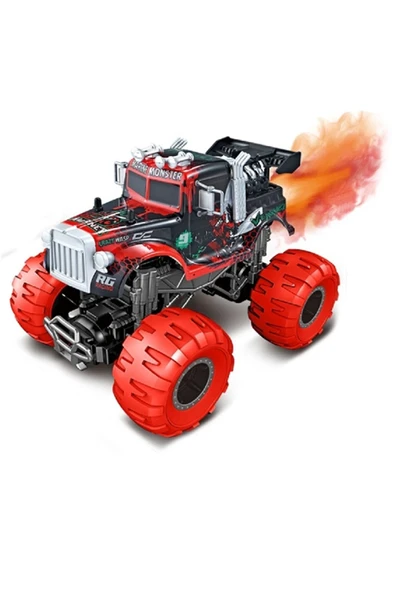 Uzaktan Kumandalı Şarjlı Işıklı Buharlı Off Road Kamyon Jeep: Maceranın Yeni Adı! - 3