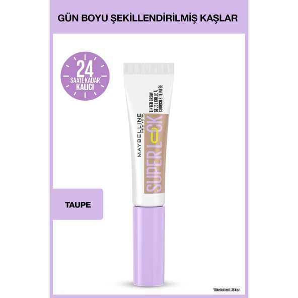 Super Lock Brow Glue Kaş Sabitleyici Maskara - Taupe