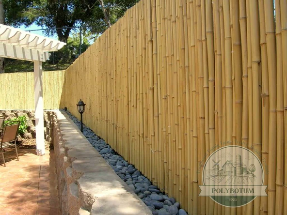 Hasır Kamış Balkon Çiti Bahçe Çiti Dekarasyon - 5