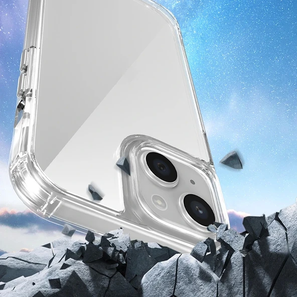 iPhone 15 Kılıf Airbagli Takılabilir Askı Aparatlı Snap Silikon Kapak - 3