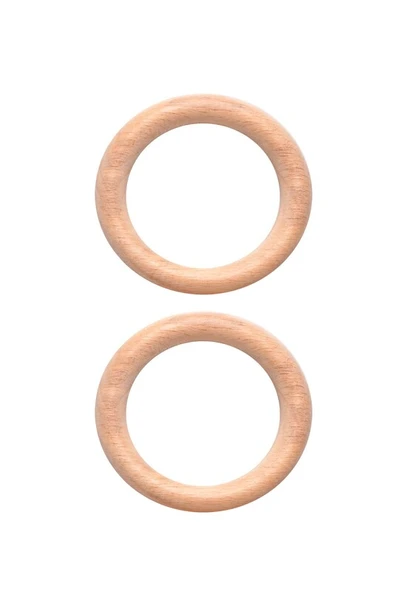 Amigurimi Ahşap Halka 7 cm 2'li - 1