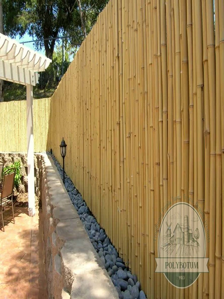 Hasır Kamış Balkon Çiti Bahçe Çiti Dekarasyon - 10