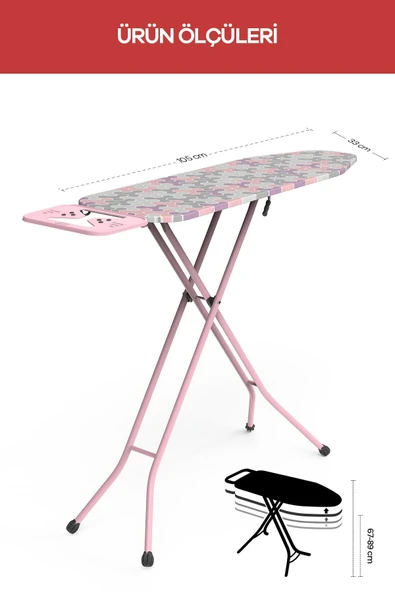 Perilla Eko Class Soft Ütü Masası - 3