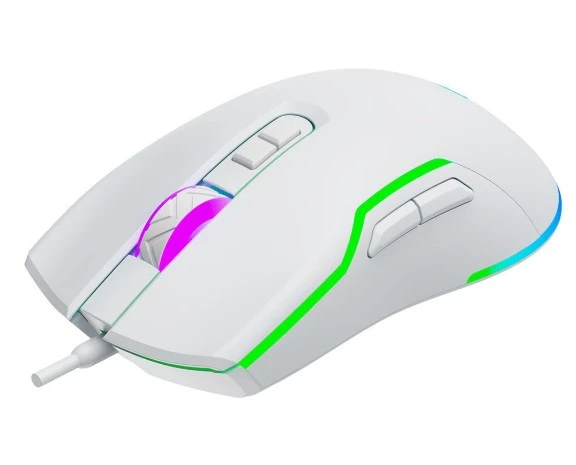 GameBooster M18 Inferno 2.4ghz Kablosuz RGB Aydınlatmalı Beyaz Profesyonel Gaming Mouse - 4