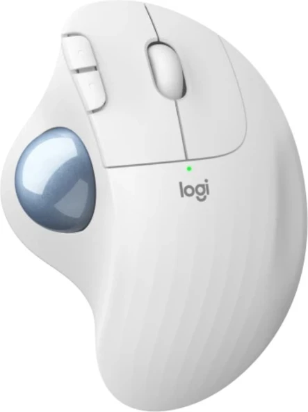 Logitech ERGO M575 Kablosuz İztopu Özellikli Konforlu Ergonomik Mouse - Beyaz
