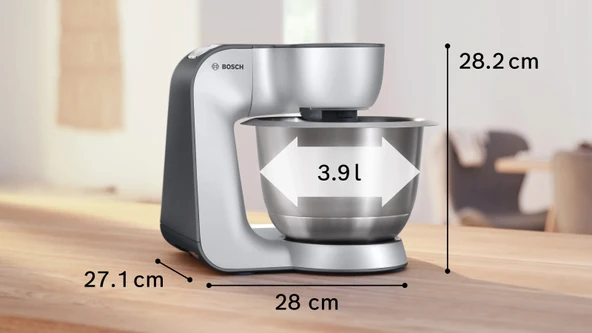 Bosch Serie 4 MUM58359 1000 W Mutfak Şefi Inox - 2