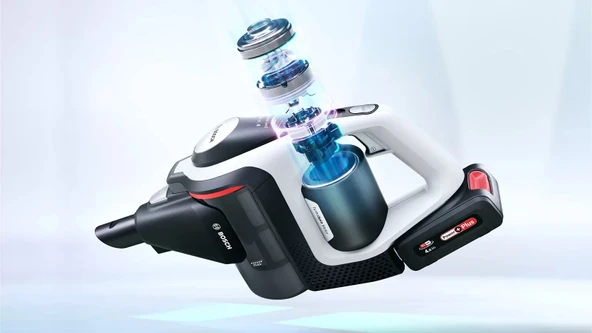 Bosch BBS8214 18 V Dikey Şarjlı Süpürge Siyah - 4