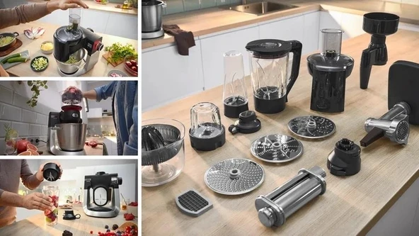 Bosch MUMS6ZS00 1600 W 5.5 LT Mutfak Şefi Inox - Siyah - 5