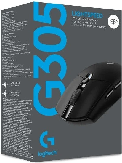Logitech G G305 LIGHTSPEED 12.000 DPI Kablosuz Oyuncu Mouse - Siyah - 10